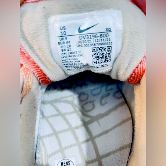 Nike Air Max 1 Light Madder Root Men’s Size 10 Multicolor DV3196-800-NO OG BOX - Picture 6 of 7